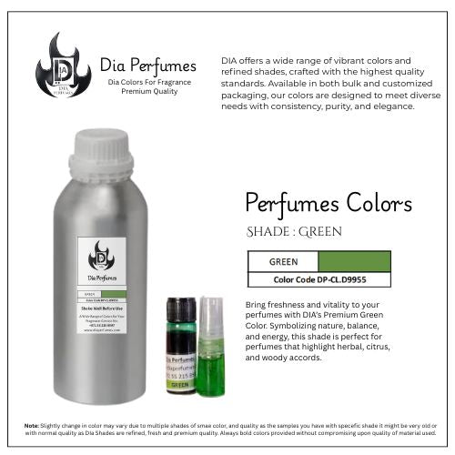 Green Color for Perfume