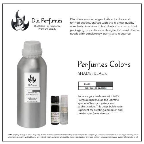 Black Color for Perfume