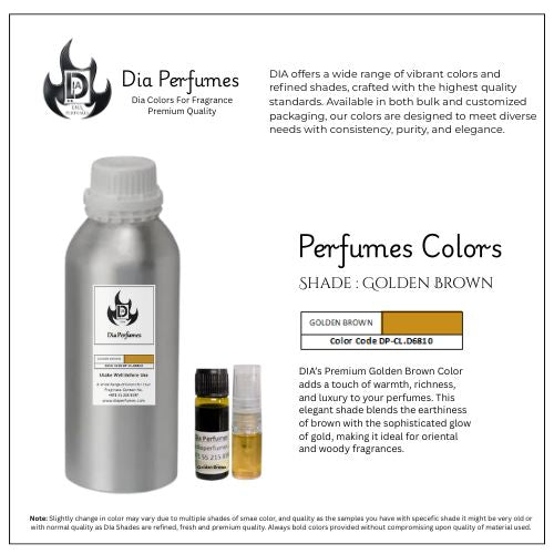 Golden Brown Color for Perfume